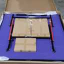 9ft Mid-Size Table Tennis Table Foldable & Portable Ping Pong Table Set for Indoor & Outdoor Games with Net, 2 Table Tennis Paddles and 3 Balls