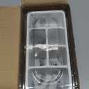 zccz Toothbrush and Toothpaste Holder - Multifunctional Countertop Electric Toothbrush Holder with 6 Slots - Toothpaste Razor Makeup Brushes Holder Organizer Stand for Bathroom Shower Vanity (1. White_marble)