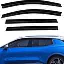 Window Visors for 2025 2026 Chevy Equinox EV, Tape-On Rain Guards Wind Deflectors, Weather Protection, Noise Reduction Chevy Equinox EV Accessories (4 Pcs)
