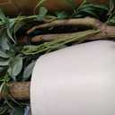 7FT Artificial Olive Tree with Lights & Planter, Tall Faux Olive Plant