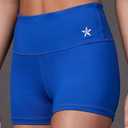 Rebel Athletic Women's Legendary Compression Short (Blue, XL)