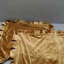 MIULEE Velvet Ruffle Throw Pillow Covers Soft Luxurious Golden Camel Pack of 2 20x20 Inch Square Cushions Vintage Gothic Decorative Ruffled Pillow Shams for Sofa Couch Bedroom Chair