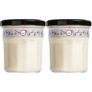 MRS. MEYER'S CLEAN DAY Lavender Soy Candle, Garden-Inspired Aromatherapy Homekeeping, 35 Hour Burn Time, Made with Essential Oils, 7.2 oz Large Glass Jar Candles (Pack of 2)