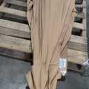 wikiwiki 11 FT Patio Umbrellas Outdoor Table Market Umbrella with Push Button Tilt/Crank, 8 Sturdy Ribs, Fade Resistant Waterproof POLYESTER DTY Canopy for Garden, Lawn, Deck, Backyard & Pool, Tan