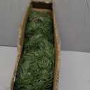 9ft Pre-Lit Christmas Garland, Artificial Lighted Norfolk Pine Garland with Multi-Color Lights, Battery Operated Garland for Mantle Stairs Table Fireplace Xmas Decorations