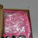 Hillban 2 Pcs Gymnastics Makeup Bag for Women Gymnastic Coach Gift Gymnastics Stuff for Sport Lover Birthday Team Gifts Chenille Letter Bag Cosmetic Clear Toiletry Pouch Waterproof Travel Purse