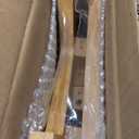 Lyellfe Bamboo Step Stool, Non-Slip One Step Stool, Potty Training Stool, Portable Sturdy Bedside Stool for High Beds, Kids Adults, Support up to 300lbs, Easy Assembly