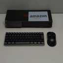 RedThunder 60% Wireless Gaming Keyboard & Mouse Combo with Rechargeable Battery, Ultra-Compact Small RGB Mechanical Feel Keyboard, Ergonomic Lightweight Honeycomb Optical Mouse for Gaming/Business