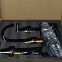 Bathroom Faucets for Sink 3 Hole, Hurran Brushed Nickel Bathroom Sink Faucet with Pop-up Drain and Supply Lines, Stainless Steel Lead-Free Widespread Faucet for Vanity RV Farmhouse Sink (8 Inch)