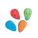 6 x Mini Gummy Skulls Halloween Candy, 1 Pound Bulk Bag, Trick-Or-Treat Party Bag Fillers, Halloween Gummies