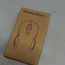 WisFox 2.4G Wireless Mouse for Laptop, Ergonomic Computer Mouse with USB Receiver and Type-C Adapter, 3 Adjustable Levels, 6 Button Cordless Wireless Mice for Windows Mac PC Notebook (Black)