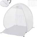 VEVOR Paint Booth Tent, 40 x 35 x 40 in Pop-Up Portable Spray Paint Tent with Built-in Floor, Exhaust Window and Storage Bag, Foldable Paint Booth for Furniture, DIY Hobby Tool Painting Station