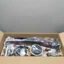 Roomratv Ceiling Fans with Lights, 52 Inch Ceiling Fan with Light and Remote, Black Ceiling Fan, DC Motor, 6 Speed, Quiet Noiseless, 3 CCT, Reversible, Plastic Blades, Indoor for Living Room Bedroom