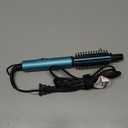 Farery Mini Thermal Brush, Curling Iron 3/4 Inch, Heated Round Brush for Volumizing and Small Curls, Travel Size Hot Brush for Short & Thin Hair, Dual Voltage, One Heat 392F, Touch-ups, Blue