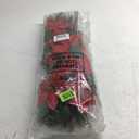 Hotop 6 Pcs Christmas Artificial Poinsettias Florals 19.6 Inch Large Christmas Poinsettia Decorations Red Green Christmas Flower Picks Stem for Christmas Tree Ornament Wreath DIY Xmas Party Decor