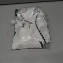 B2prity One Piece Swimsuit for Women Tummy Control Ruched Bathing Suit Push Up Tie Back Swimwear Shell Stitched White, Black, Size L