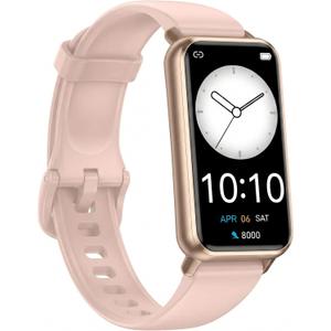 Long Battery Pedometer Watch 14 Days Battery Life, Slim Design No App/Phone Required Fitness Tracker, 50 Meters Waterproof Smart Watch, Heart Rate & Blood Oxygen Monitor Step Counter for Men Women