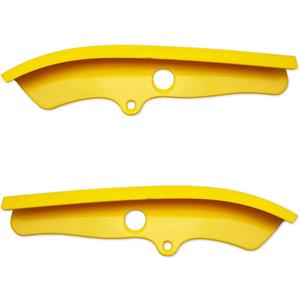 Car Front Bumper Lip Guards Protector Exterior Decor Compatible with Dodge Challenger 2015-2022 R/T Scat Pack, 2015-2018 SRT 392, 2019-2022 GT, 2017-2019 T/A, Yellow