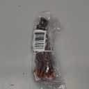 Novelty Lights 11 Feet 50 Bulbs Traditional Incandescent Mini Lights, Amber on Brown Wire with 2.5" Spacing, Commercial Grade and UL Listed for Indoor/Outdoor Use, End-to-End Connectable