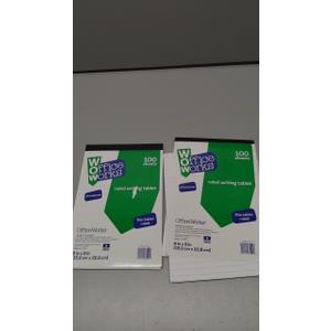 Pack of 2 Office Works® Plain Writing Tablet
