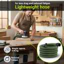Dust Extractor Hose D27/32 x 5M (16.4 Ft), Compatible with Festool CT 15/25/26/36/48, CT MINI/MIDI Dust Extractors (2019+), Heavy-Duty Vacuum Hose with Reinforced Woven Sleeve, Green