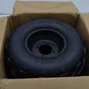 16x8-7 ATV Wheels, 16x8-7 Tubeless Tires for Kazuma Quad ATV Go Kart UTV 150CC Off Road Tyres 4 Holes set of 2