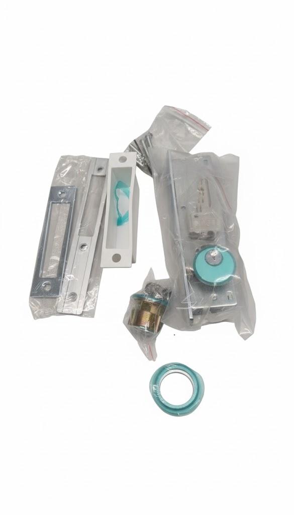 Storefront Mortise Door Lock Commercial Mortise Lock with Lock Cylinder Double Cylinder Deadbolt Lock Set (1-1/8" Backset)