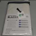 100% Blackout Shield Linen Blackout Curtains for Bedroom 84 Inches Long, Back Tab/Rod Pocket Living Room Drapes, Thermal Insulated Blackout Curtains 2 Panels Set, 50" W x 84" L, Cream