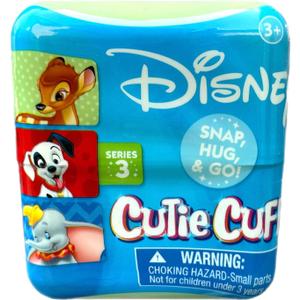 Disney Cutie Cuff Plush Slap Band - Steering Wheel Buddy - Mystery Capsule (1 of 6 Figures at Random) Collect Them All! ((1) Series 3 Mystery Capsules)