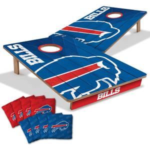 YouTheFan NFL 2’ x 3’ Wood Cornhole Game with Logo Bags
