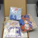 Blue Dog 2nd Birthday Party Supplies Blue & Orange Themed Second Birthday Decorations Backdrop Balloons Arch Box High Chair Banner Bday Party Idea for Baby Boys|Girls