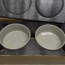 SPUNKYJUNKY Ceramic Dog and Cat Bowl with Wood Stand Non-Slip Matte Glaze Weighted Food Water Set for Cat Medium Dog 28.7 OZ (3.6 CUPS)