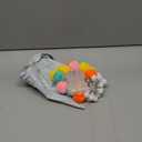 LED Pom Poms Fairy Lights - 21Feet, 20 LED, Battery Operated, Warm White Globe Lights Cute for Home,Kids Playhouse, Holiday, Christmas, Kids Room Party Birthday Wedding Valentines Decorations