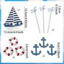 LaVenty Nautical cake Topper Baby Shower Nautical Cake Decoration