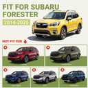 4 x Roof Rack Cross Bars Compatible with Subaru Forester 2014-2026(Not for Wilderness) Aluminum 260 LBS Crossbars Rails Cargo Rooftop Bike Snowboard Skiboard Luggage Rack Cargo Carrier