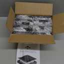 YITCOE Solar Post Cap Lights: 6 Pack 4x4 Solar Powered Fence Lights for Wooden Vinyl Deck Lamp Post - 96 LEDs 2 Modes Warm & Cool White - Outdoor Waterproof Modern Classic Porch Lighting