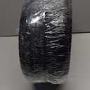 13 Inch Flat Free Wheels Tires 4.00-6 Solid Replacement with Universal 5/8" Axle Bore Hole, 8 Spacers and 4 Pins, for Wheelbarrow, Garden Wagon, Hand Truck, Trolley, Lawn Mower, 2 Pack (Black)