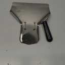 CNQLIS Popcorn Scoop and Salt Shaker, Stainless Steel Popcorn Scooper French Fry Scoop Serving Spoon for Filling Foods into Bags Boxs, Home Theater Popcorn Machine Accessories