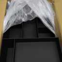 Cologne Perfume Organizer With Drawers,Large Perfumes Vanity Countertop Storage,Perfume Stand for Cologne, Deodorant, Beard, Shaving Lotion,Skincare,Dresser Organizer Room Decor for Men,Gifts for Men, Black-Large