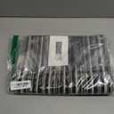 Town & Country Basics Smooth Step Striped Low Profile Utility Kitchen Mat, Machine Washable, with Non-Slip Backing, Grey/Black, 24"x35"