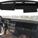 Dash Cover Mat Custom Fit for Nissan Pathfinder D21 Hardbody Pickup Truck 1986-1993, Dashboard Cover Pad Carpet Protector (Black) F77