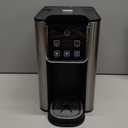 Hot & Iced Coffee Maker with Bold Setting, Single Serve Coffee Maker for K Cup and Grounds, 6-14 Oz Brew Sizes, 50 Oz Removable Water Tank, One Cup Coffee Machine with Reusable Filter, Black