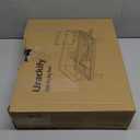 Compact Dish Drainer for Kitchen Counter - Expandable Large Capacity Drying Rack with Removable Cutlery Holder, Anti-Rust Plate Rack, Non-Slip Feet (Black)