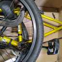 cubsala 24 Inch BMX Race Bike Trident Bicycles Beginner-Level to Advanced Riders with 2 Pegs Trick Cycling and Professional Riding, Gold