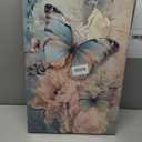 3pcs Butterfly And Floral Canvas Wall Art 16L" x 12W"-Canvas Butterfly Flowers