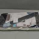 Odonata Slim Laundry Hamper Handles Collapsible Laundry Basket Thin Dirty Clothes Basket Narrow Laundry Bag Foldable Dirty Hamper 45L (Black)