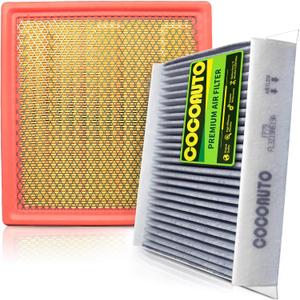 COCOAUTO Engine Cabin Air Filter Set for Ford F150 (2015-2025 2026) 2.7L 3.0L 3.3L 3.5L 5.0L, Ford Expedition Lincoln Navigator (2018-2024), Replace FL3Z19N619A FP79 FA1883
