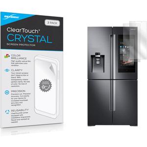 BoxWave Screen Protector Compatible with Samsung Family Hub Refrigerator with AKG Speaker - ClearTouch Crystal (2-Pack), HD Film Skin - Shields from Scratches