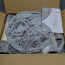 Heybly Cat Tree with Toy, Cat Tower Condo for Indoor Cats, Cat House with Padded Plush Perch, Cozy Hammock and Sisal Scratching Posts, Light Gray HCT004SW (43.3 inch)