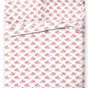 Disney Minnie Mouse Full Size Comforter Set - 7 Piece Bedding Includes Sheet Set & Pillow Covers - Super Soft Cozy Pink Bedding